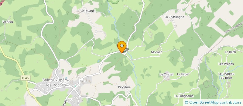 localisation de l'entreprise SCI LE MOULIN DE LA BASCOULE à SAINT-EXUPERY-LES-ROCHES