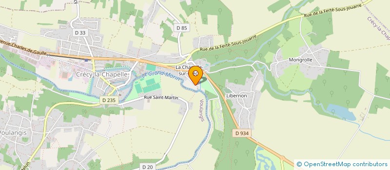 localisation de l'entreprise SCI LE MOULIN DE LA CHAPELLE  CRECY-LA-CHAPELLE