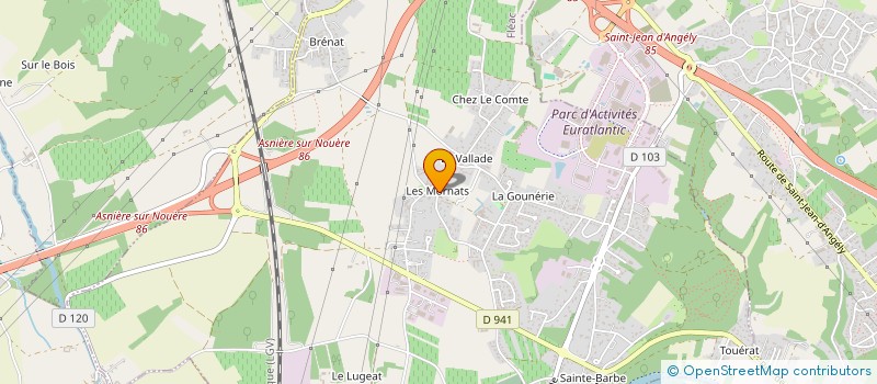 localisation de l'entreprise SCI LE MOULIN DE LA MOTHE à FLEAC