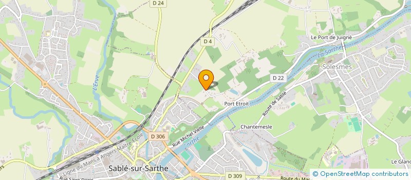 localisation de l'entreprise SCI LE MOULIN DE LA ROCHE  AUVERS LE HAMON