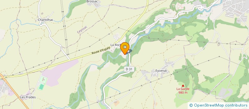 localisation de l'entreprise SCI LE MOULIN DE LA ROCHE  SAINT-CHRISTOPHE-SUR-DOLAISON