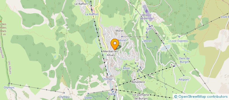 localisation de l'entreprise SCI LE MOULIN DE LEZZERETTAZ  LES ALLUES