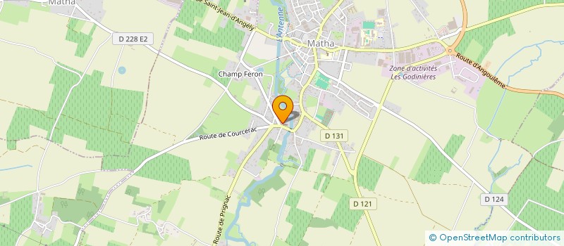 localisation de l'entreprise SCI LE MOULIN DE SAINT HERIE  MATHA