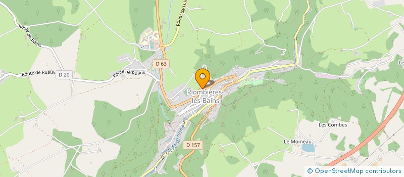 localisation de l'entreprise SCI LE MOULIN DE TAQUERE  PLOMBIERES-LES-BAINS