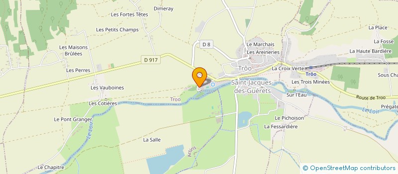 localisation de l'entreprise SCI LE MOULIN DE TROO  TROO