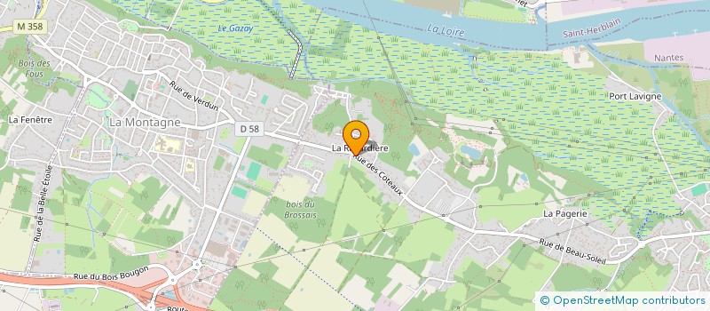 localisation de l'entreprise SCI LE MOULIN DES COTEAUX à BOUGUENAIS