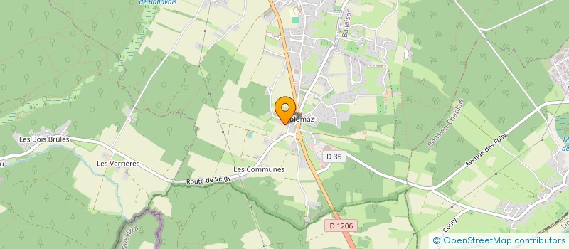 localisation de l'entreprise SCI LE MOULIN DES OLIVIERS  LOISIN
