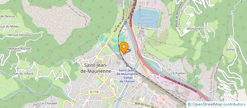 localisation de l'entreprise SCI LE MOULIN DES PRES  SAINT-JEAN-DE-MAURIENNE