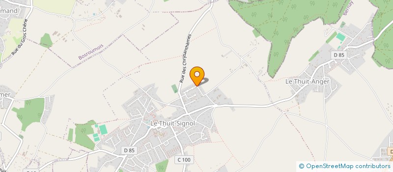 localisation de l'entreprise SCI LE MOULIN DES ROCHES  LE THUIT DE L'OISON