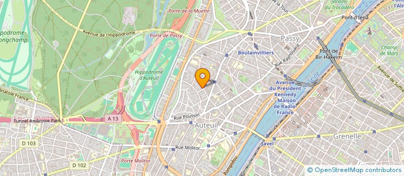 localisation de l'entreprise SCI LE MOULIN DES TUTUT  PARIS