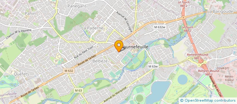 localisation de l'entreprise SCI  LE MOULIN DES VIGNES  TOURNEFEUILLE