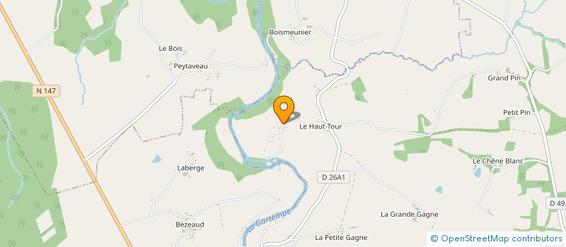 localisation de l'entreprise SCI LE MOULIN DU BAS TOUR à SAINT-SORNIN-LA-MARCHE