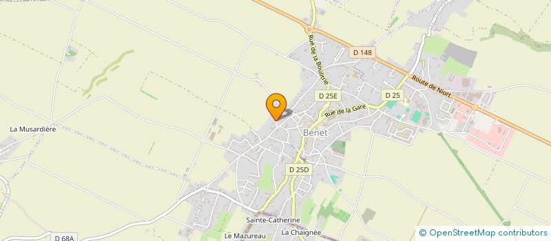 localisation de l'entreprise SCI LE MOULIN DU CAIL  BENET