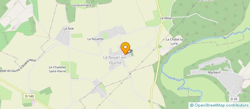 localisation de l'entreprise SCI LE MOULIN DU LAC  TREIS-SANTS-EN-OUCHE