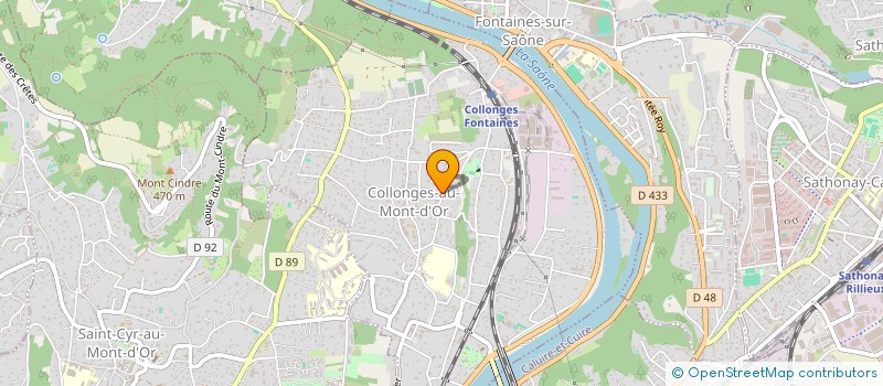 localisation de l'entreprise SCI LE MOULIN DU LOUP  COLLONGES-AU-MONT-D'OR