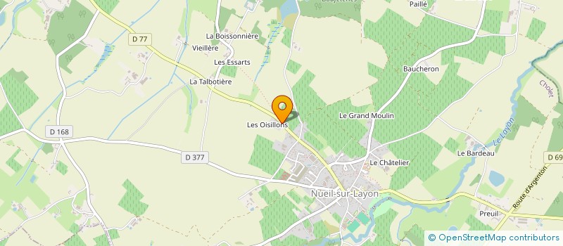 localisation de l'entreprise SCI LE MOULIN DU LYS à LYS-HAUT-LAYON