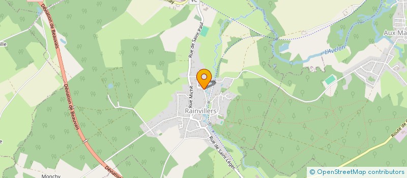 localisation de l'entreprise SCI LE MOULIN DU PRE  RAINVILLERS