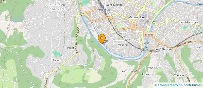 localisation de l'entreprise SCI LE MOULIN DU ROUSSEAU à PERIGUEUX