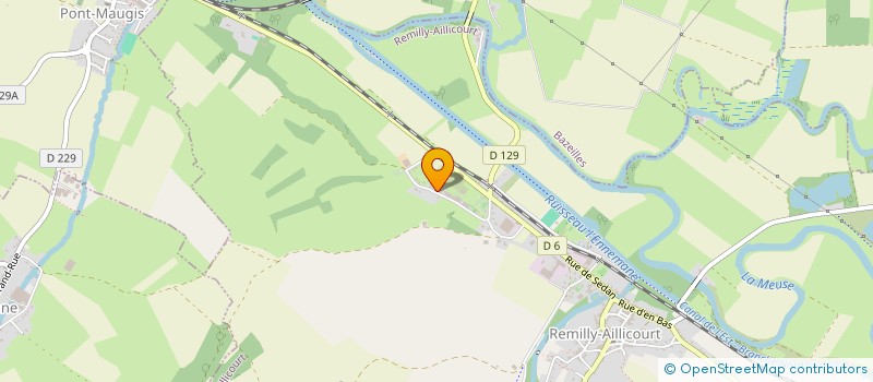 localisation de l'entreprise SCI LE MOULIN GODART  REMILLY AILLICOURT