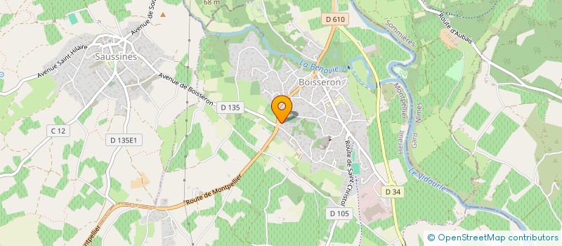 localisation de l'entreprise SCI LE MOULIN HAUT  BOISSERON