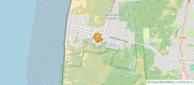 localisation de l'entreprise SCI LE MOULIN HENDRYK  MERLIMONT