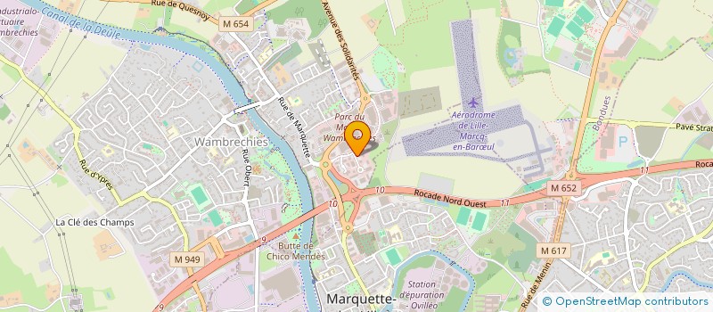 localisation de l'entreprise SCI LE MOULIN MANOVICTO  WAMBRECHIES