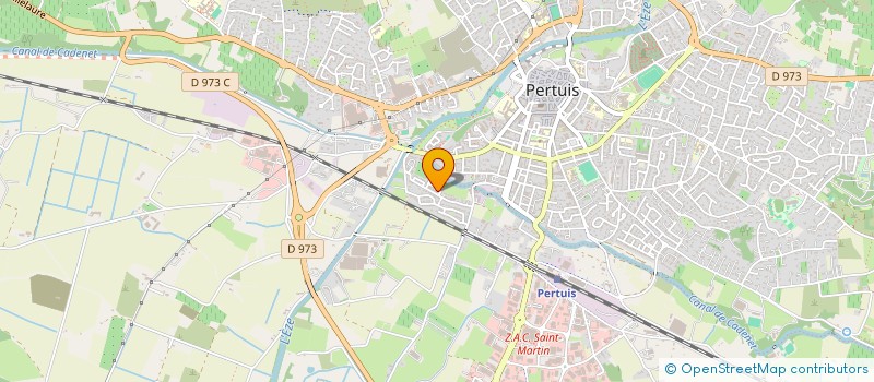 localisation de l'entreprise SCI LE MOULIN NEUF  PERTUIS