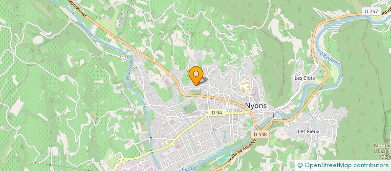 localisation de l'entreprise SCI LE MOULIN NEUF  NYONS