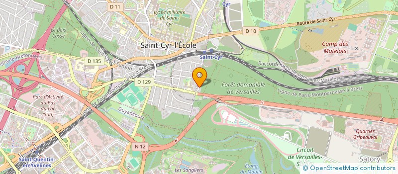 localisation de l'entreprise SCI LE MOULIN PLEY à VERSAILLES