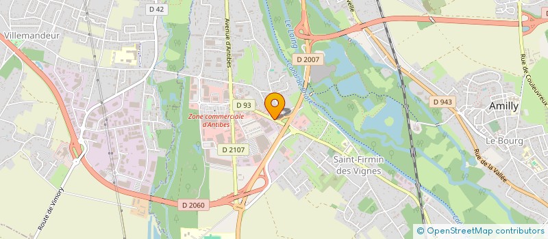 localisation de l'entreprise SCI LE MOULIN ST FIRMIN à AMILLY