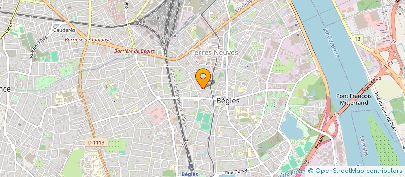 localisation de l'entreprise SCI LE MOULINEAU à BEGLES