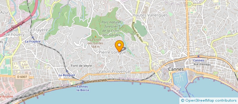 localisation de l'entreprise SCI LE MOULINET à CANNES