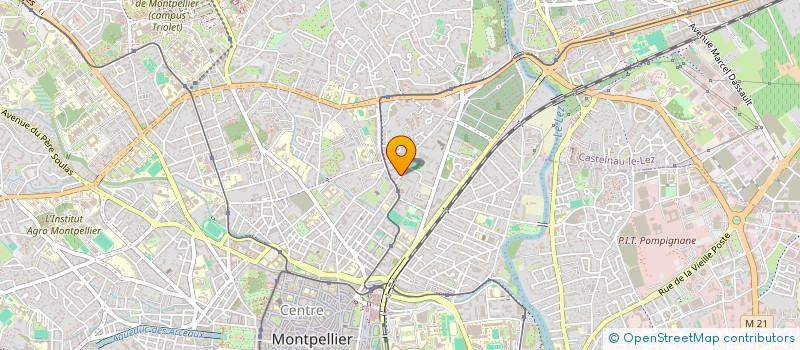 localisation de l'entreprise SCI LE MOULINOU  MONTPELLIER