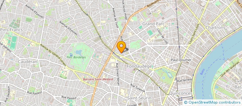 localisation de l'entreprise SCI LE MOULLEAU  BORDEAUX