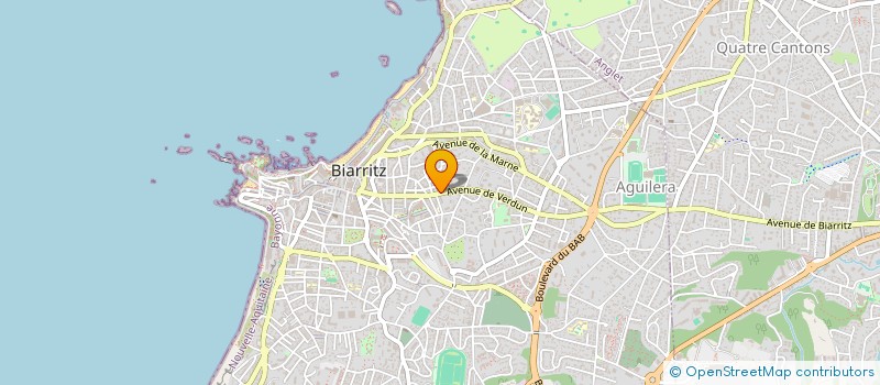 localisation de l'entreprise SCI LE MOULYN BARBOT à BIARRITZ