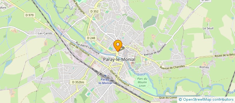 localisation de l'entreprise SCI LE MOURGON  PARAY-LE-MONIAL