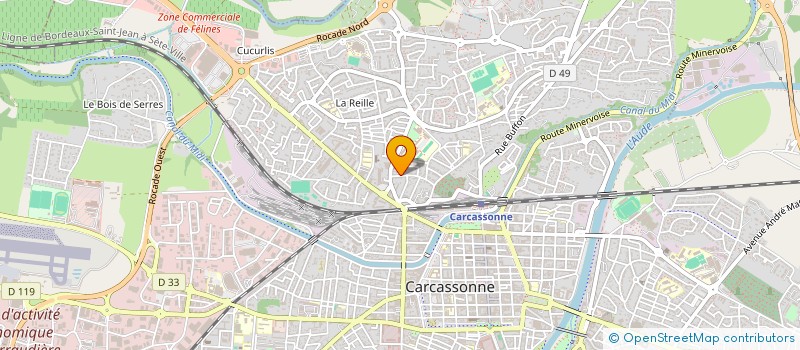 localisation de l'entreprise SCI LE MOURRAL DAL BOSC à CARCASSONNE