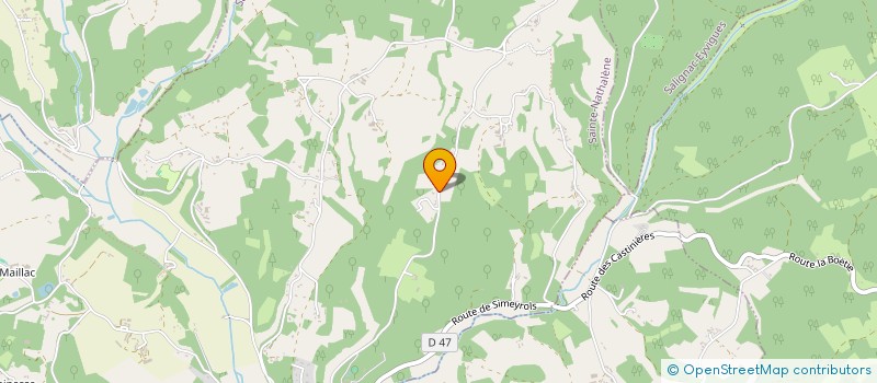 localisation de l'entreprise SCI LE MOUTHE  SARLAT-LA-CANEDA