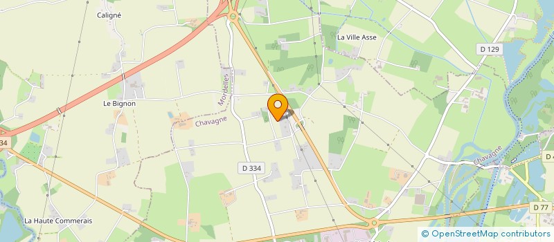 localisation de l'entreprise SCI LE MUBLAN  CHAVAGNE