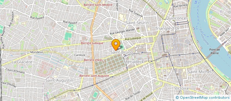 localisation de l'entreprise SCI LE MUGUET  BORDEAUX