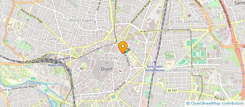 localisation de l'entreprise SCI LE MULHOUSE à DIJON