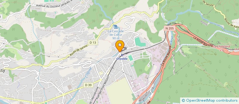 localisation de l'entreprise SCI LE MURIER  SAINT-GERVAIS-LES-BAINS