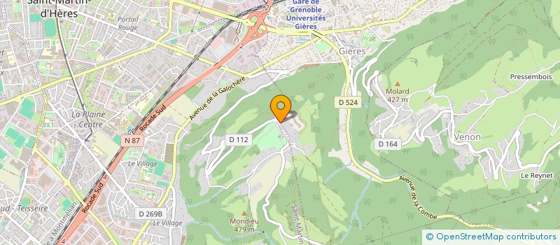 localisation de l'entreprise SCI LE MURIER S  GIERES