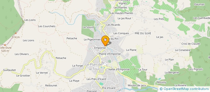 localisation de l'entreprise SCI LE MUY 1 à SAINTE MAXIME