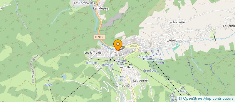 localisation de l'entreprise SCI LE MYOSOTIS à LA CLUSAZ