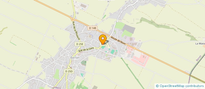 localisation de l'entreprise SCI LE NAC  BENET