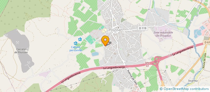 localisation de l'entreprise SCI LE NAHMENS  POUSSAN