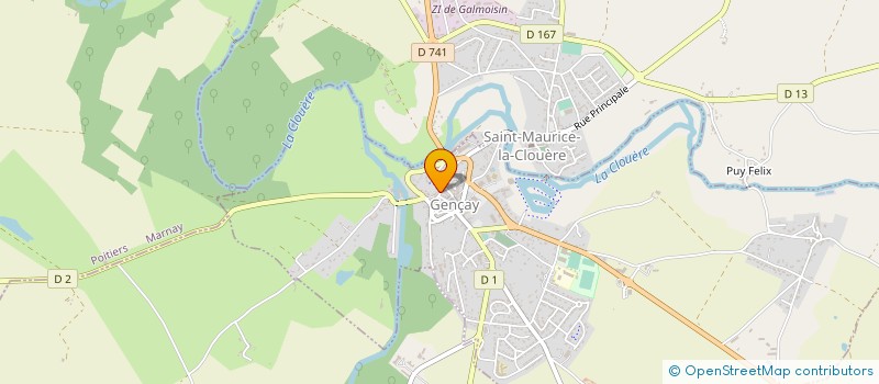 localisation de l'entreprise SCI LE NAIDA  CHAMPAGNE-SAINT-HILAIRE