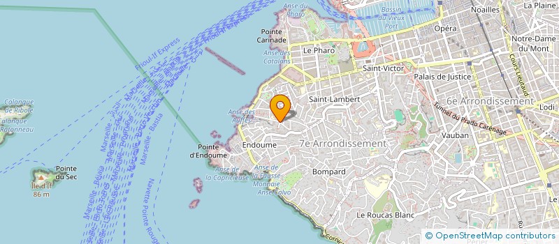 localisation de l'entreprise SCI LE NAMIBI à MARSEILLE