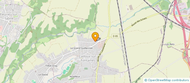 localisation de l'entreprise SCI LE NANCHET  CAILLOUX-SUR-FONTAINES